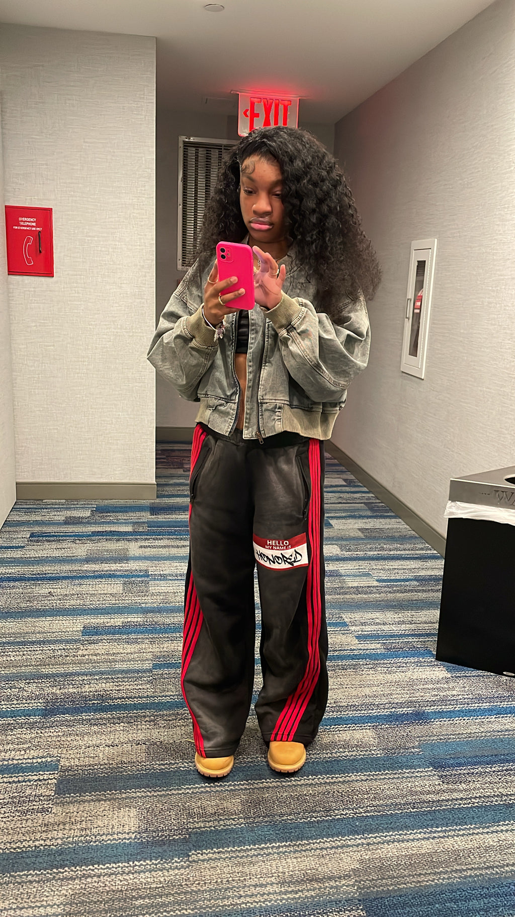 HELLO MY NAME IS "HONORED" SWEATPANTS