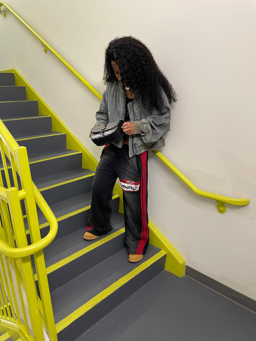 HELLO MY NAME IS "HONORED" SWEATPANTS